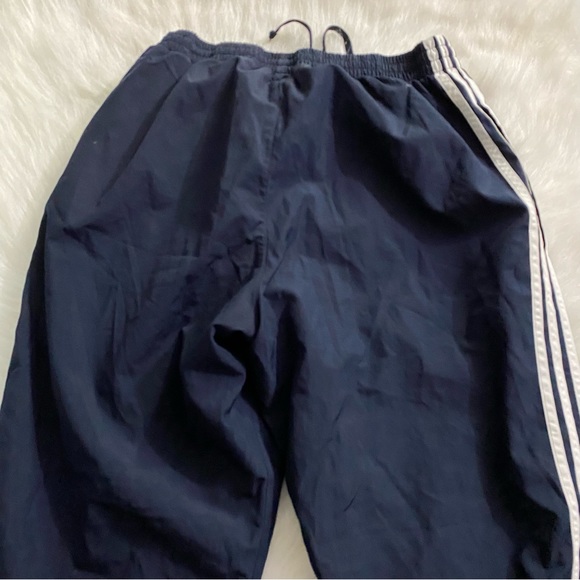 Adidas Pants Women’s Size Small Blue Draw String Zip Pant Leg Polyester - Picture 14 of 16